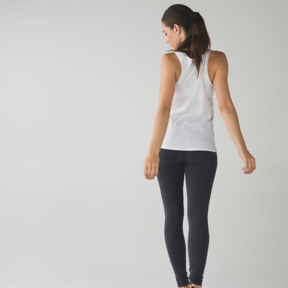 Lululemon Cotton Wunder Under Pants Leggings Gray - Picture 15 of 16